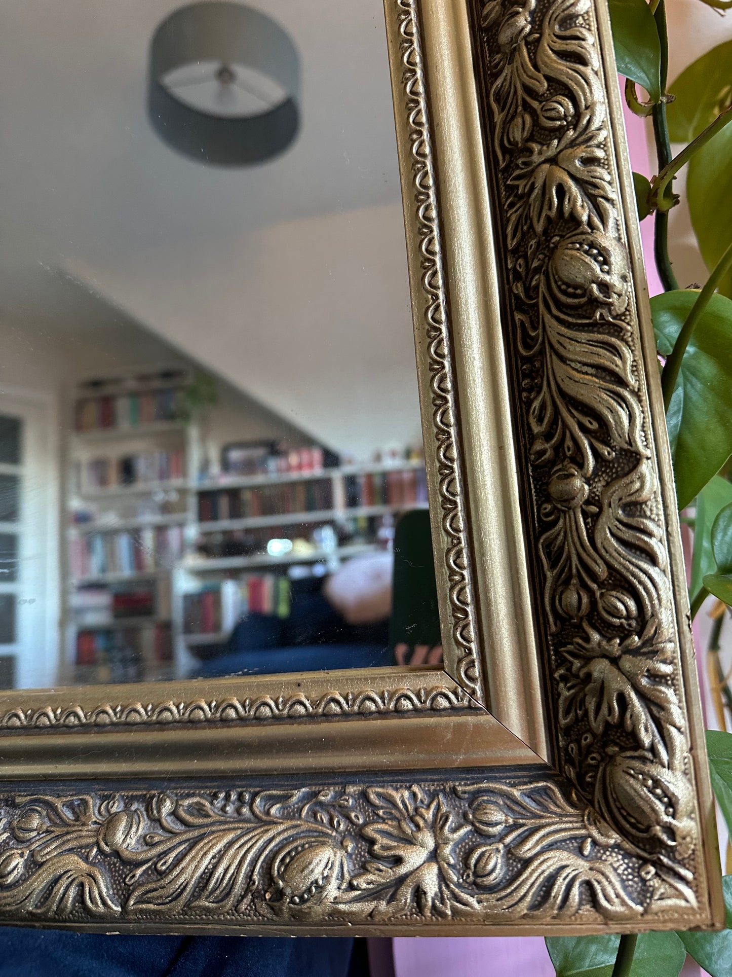 Large Gold Edged Mirror - Available for Commission