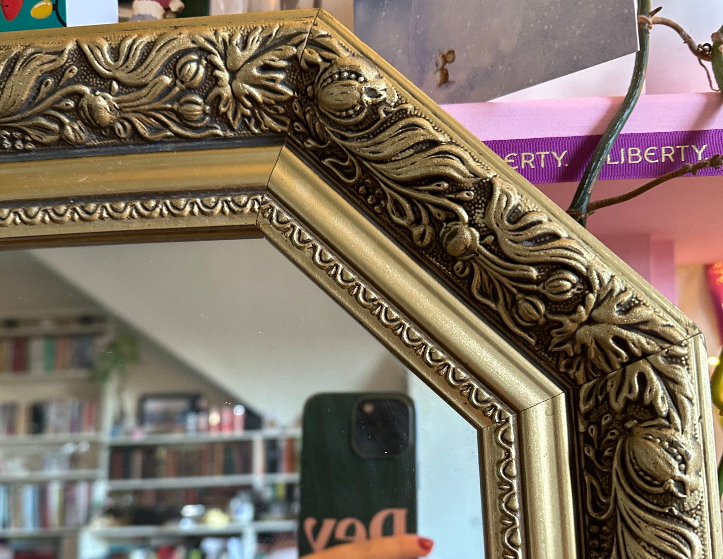Large Gold Edged Mirror - Available for Commission