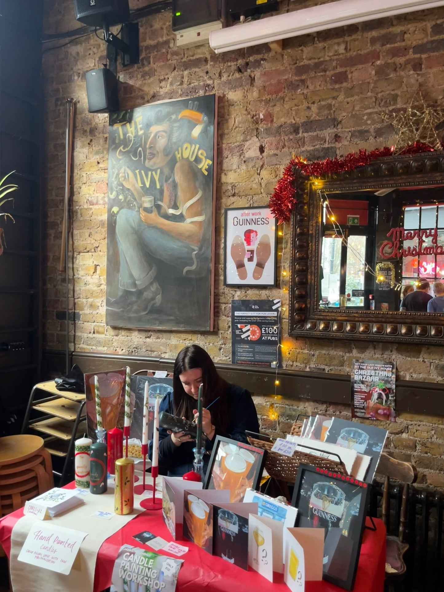 Friday Kimpton Christmas Candle Painting Workshop