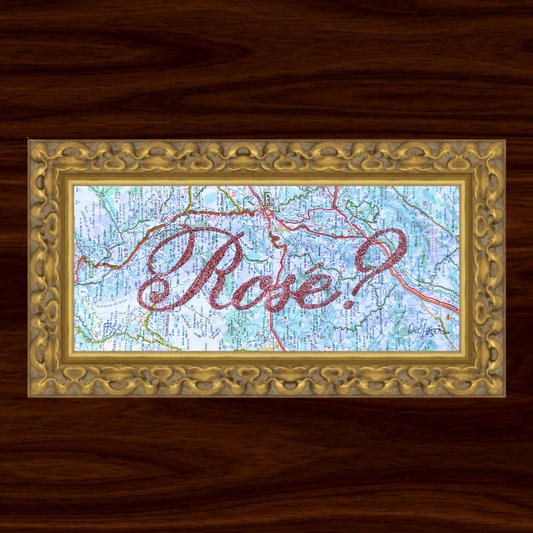 'Rosé?' Provence, France Map