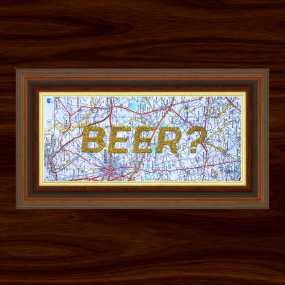 'BEER?' Provence, Belgium Map