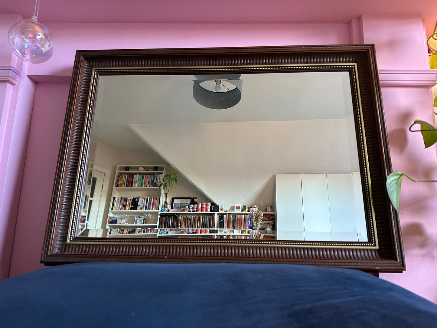 Medium Wood Carved Edge Mirror - Available for Commission